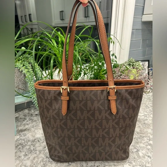 Michael Kors Dark Brown Tote Bag - Picture 2 of 5